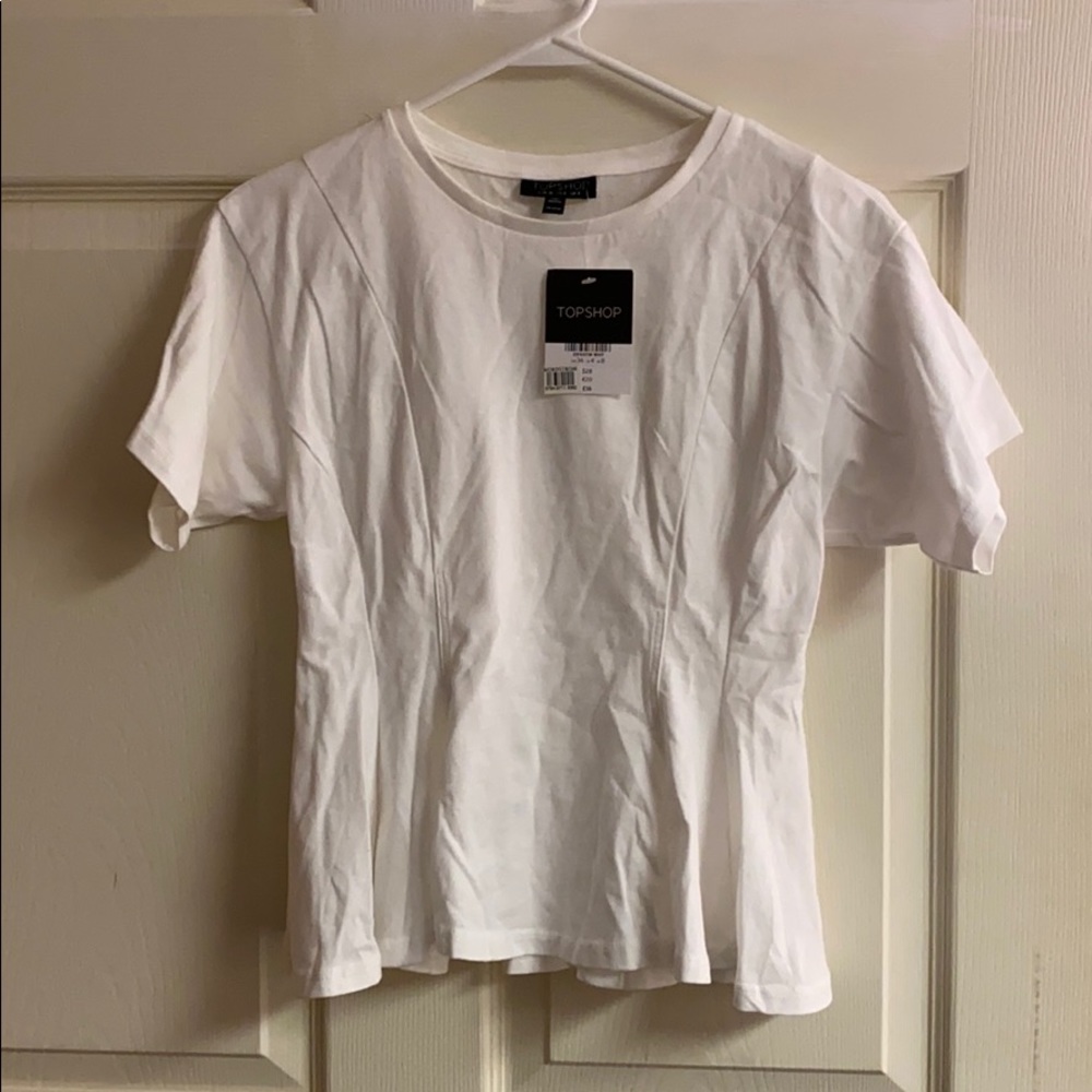 NWT TOPSHOP fitted top